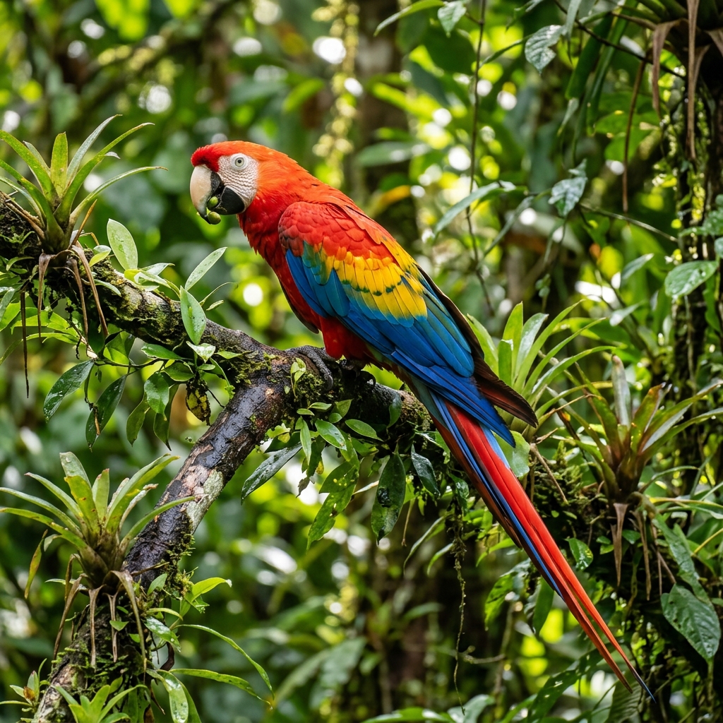 Guacamayo vibrante